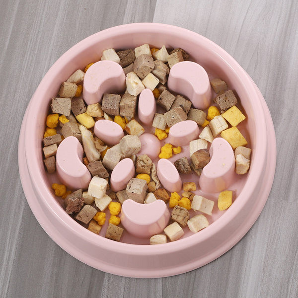 Пластмасова купа за храна за котки в три цвята