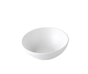 Bol din ceramică cu suport din lemn în trei culori