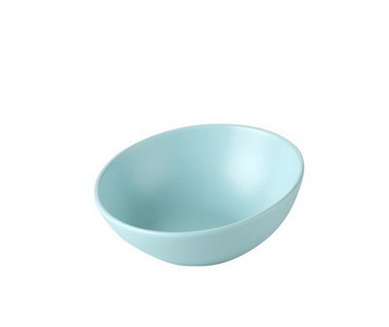 Bol din ceramică cu suport din lemn în trei culori