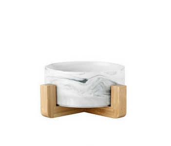 Στρογγυλό κεραμικό μπολ για γατοτροφή