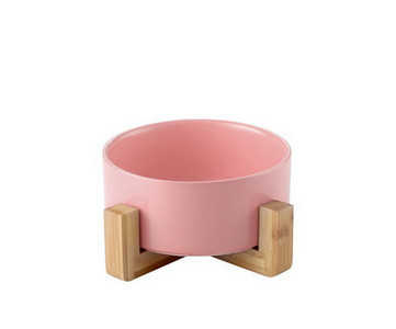 Στρογγυλό κεραμικό μπολ για γατοτροφή