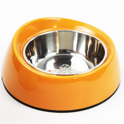 Bol din oțel inoxidabil pentru hrană pentru pisici