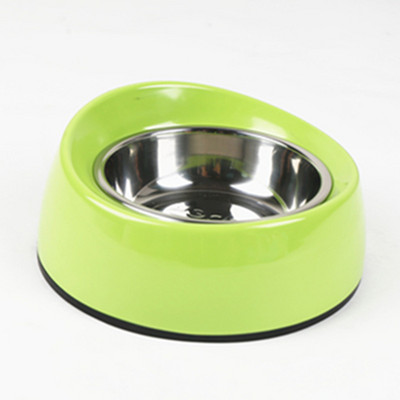 Bol din oțel inoxidabil pentru hrană pentru pisici
