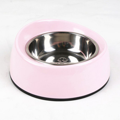 Bol din oțel inoxidabil pentru hrană pentru pisici