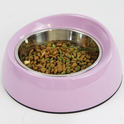 Bol din oțel inoxidabil pentru hrană pentru pisici