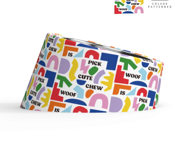 Μεταλλικό στρογγυλό μπολ για γατοτροφή με αντιολισθητική βάση