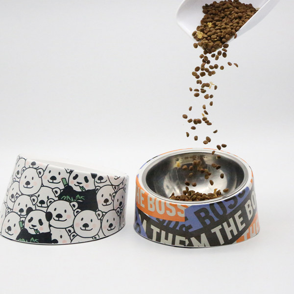 Bol rotund pentru hrana pentru pisici sau caini
