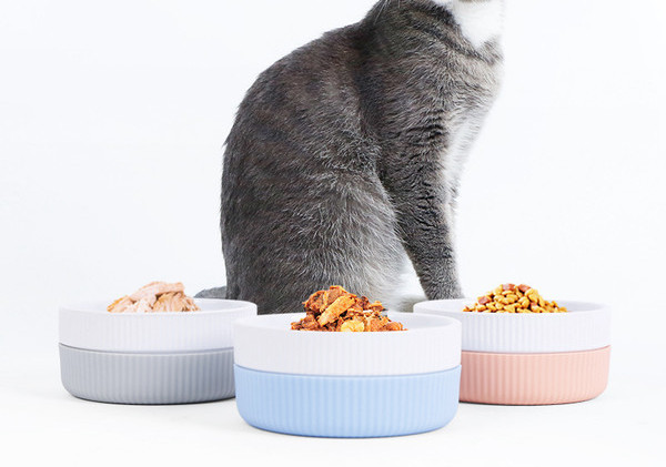 Кръгла котешка купа за храна