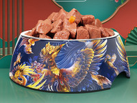 Шарена купа за храна за котки