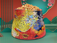 Цветна купа за храна на домашни любимци