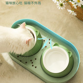 Kahekordne kauss kassitoidu jaoks - kaks mudelit