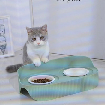 Двойна купа за котешка храна - два модела