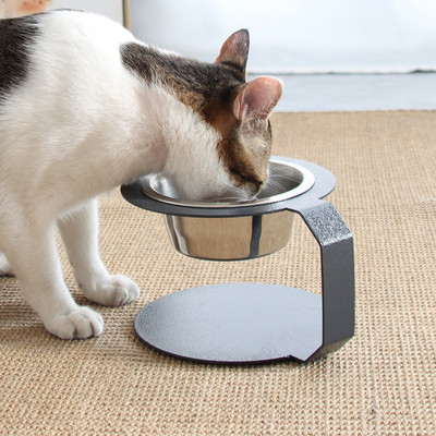 Κεραμικό μπολ με βάση για γατοτροφή