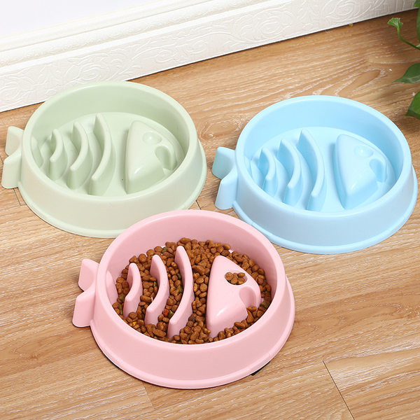 Bol de plastic pentru hrănire lentă - mai multe modele