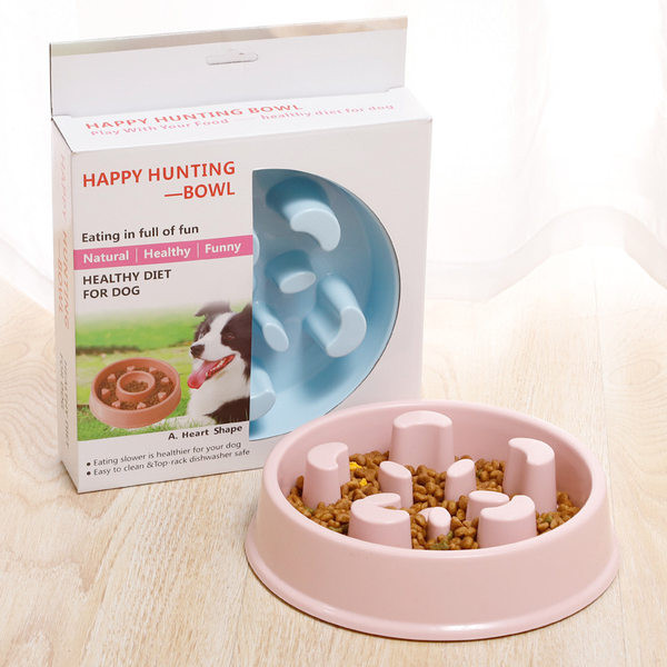 Bol de plastic pentru hrănire lentă - mai multe modele