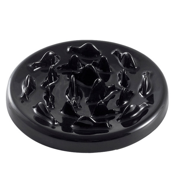 Bol rotund pentru hrănire lentă - potrivit pentru pisici