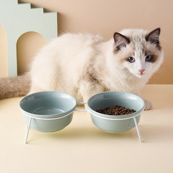 Керамична купичка за храна за котки в различни модели
