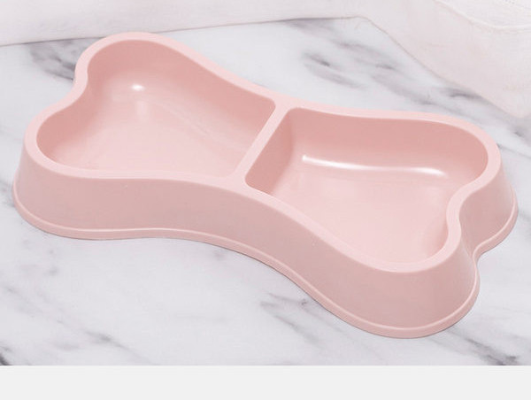 Bol dublu din plastic pentru mâncare