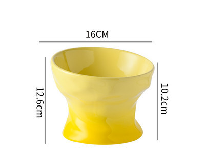 Υψηλό κεραμικό μπολ για γατοτροφή