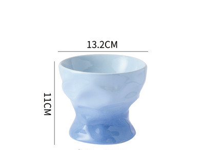 Υψηλό κεραμικό μπολ για γατοτροφή