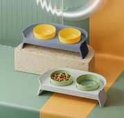 Πλαστικό μπολ για γατοτροφή σε τέσσερα χρώματα