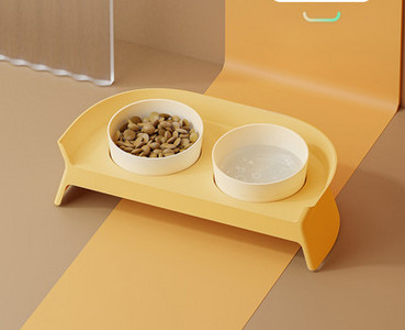 Πλαστικό μπολ για γατοτροφή σε τέσσερα χρώματα