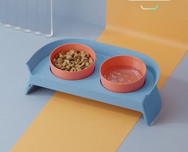 Πλαστικό μπολ για γατοτροφή σε τέσσερα χρώματα