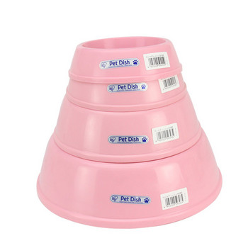 Пластмасова купа за храна на домашни любимци - три цвята