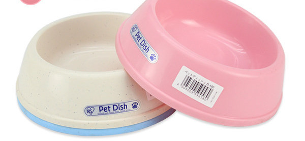 Πλαστικό μπολ τροφών για κατοικίδια - τρία χρώματα