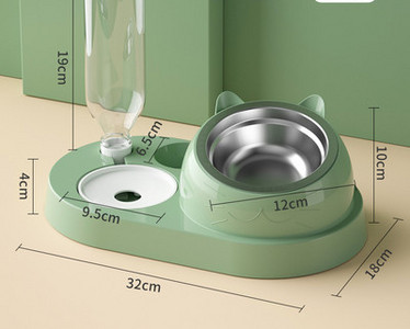 Μπολ φαγητού με δοσομετρητή νερού - διαφορετικά μοντέλα