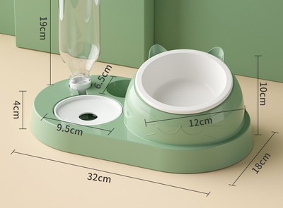 Μπολ φαγητού με δοσομετρητή νερού - διαφορετικά μοντέλα