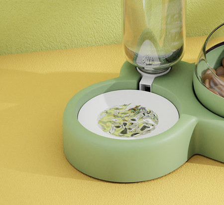 Μπολ φαγητού με δοσομετρητή νερού - διαφορετικά μοντέλα