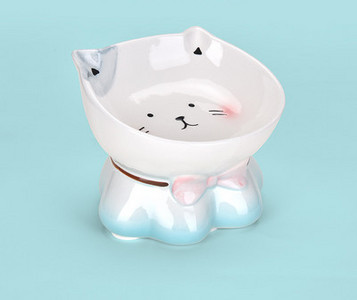 Висока керамична карта с форма на котка