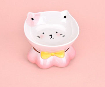 Висока керамична карта с форма на котка