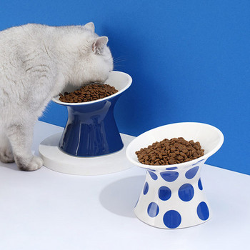 Μπολ φαγητού σε τρία χρώματα για γάτες