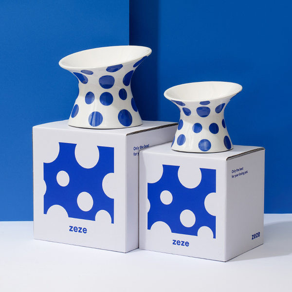 Bol de mâncare în trei culori pentru pisici