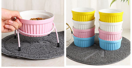 Metallist alusega kassikauss - mitu mudelit