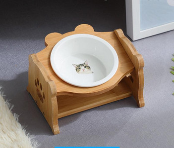 Bol dublu pentru hrana pisicilor