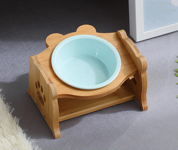 Bol dublu pentru hrana pisicilor