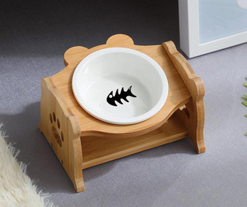 Bol dublu pentru hrana pisicilor