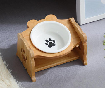 Bol dublu pentru hrana pisicilor