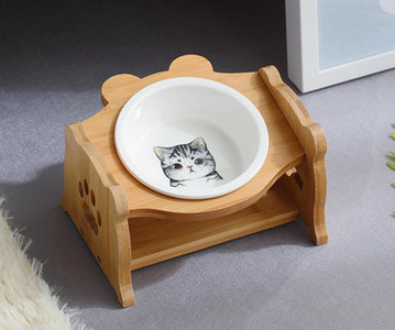 Bol dublu pentru hrana pisicilor