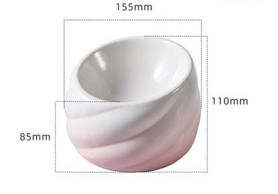 Γάτα κεραμικό μπολ για φαγητό ή νερό