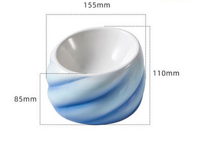 Γάτα κεραμικό μπολ για φαγητό ή νερό