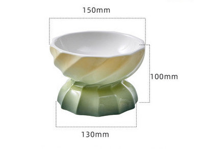 Keraamiline värviline kauss kassitoidu jaoks