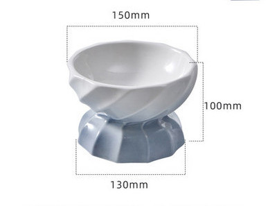 Keraamiline värviline kauss kassitoidu jaoks