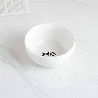 Κεραμικό μπολ φαγητού με απλικέ