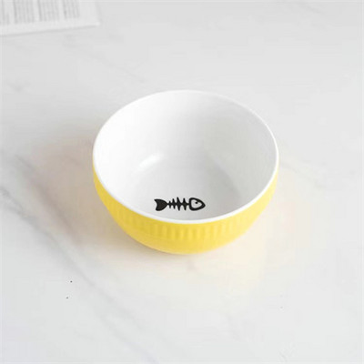 Κεραμικό μπολ φαγητού με απλικέ