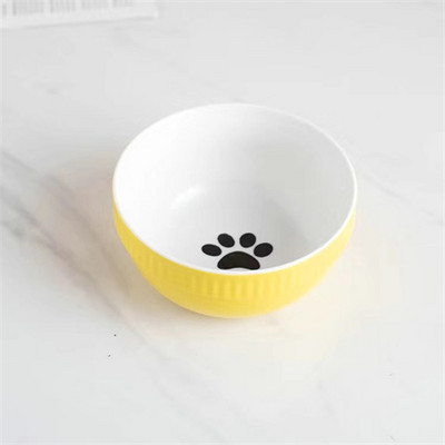 Κεραμικό μπολ φαγητού με απλικέ