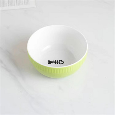 Κεραμικό μπολ φαγητού με απλικέ